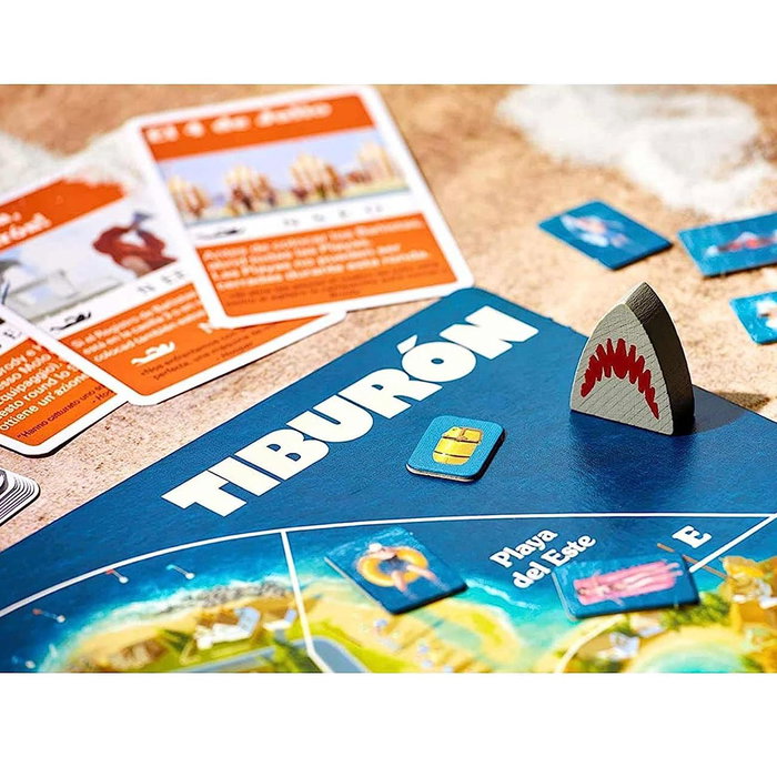 Ravensburger Juego Tiburon 26830 - Jeu de société stratégique et de suspense sur le thème du grand requin blanc, à partir de 12 ans, version espagnole