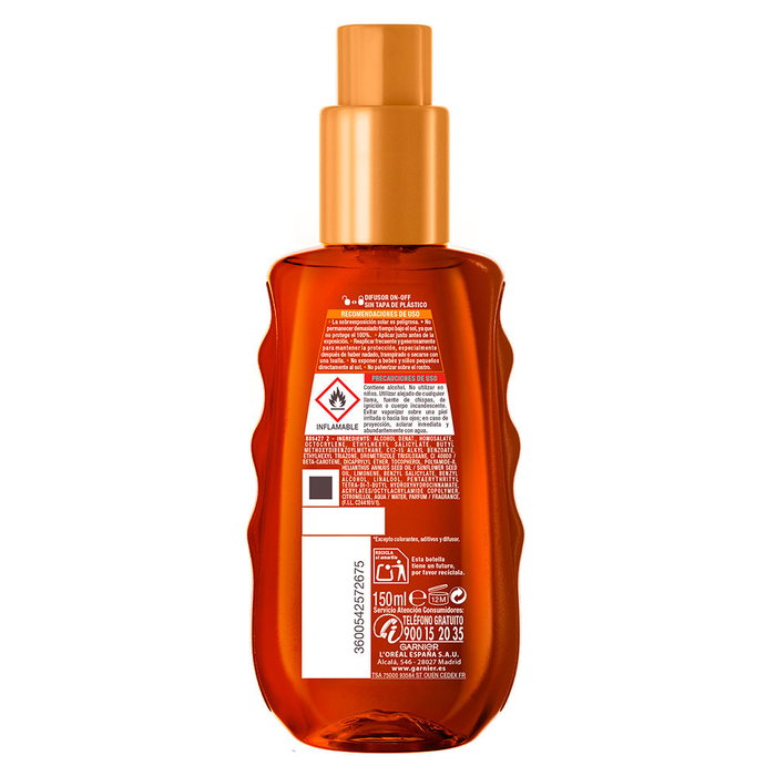 Garnier Huile Protectrice SPF50 Delial Idéal Bronze 150 ml