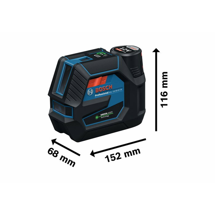 Bosch Professional GCL 12V-50-22 CG Laser Combiné Bosch Professional GCL 12V-50-22 CG Laser Combiné