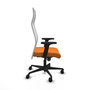 Piqueras y Crespo Chaise de Bureau Albacete Orange et Blanc