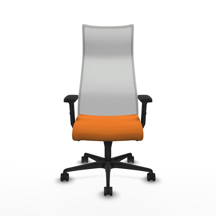 Piqueras y Crespo Chaise de Bureau Albacete Orange et Blanc Piqueras y Crespo Chaise de Bureau Albacete Orange et Blanc