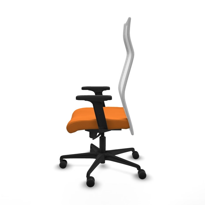 Piqueras y Crespo Chaise de Bureau Albacete Orange et Blanc Piqueras y Crespo Chaise de Bureau Albacete Orange et Blanc