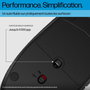 HP Souris Bluetooth 425 sans fil programmable avec 6 boutons et molette 4D - Silencieuse, pour productivité bureautique et nomade