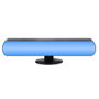 Grundig Lampe LED blanc froid et RGB 16 couleurs avec télécommande et câble USB 24,5 x 3,5 x 4 cm