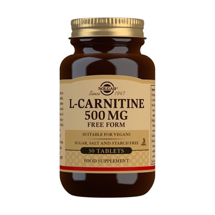 SOLGAR L-Carnitine 500 mg 30 comprimés