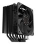 Coolbox H6 Black Ventilateur de CPU Gaming 240W TDP Noir
