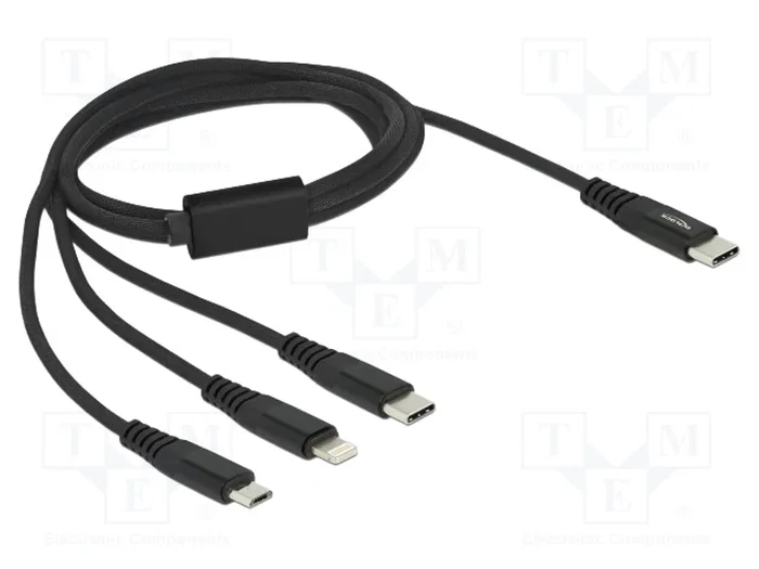 DELOCK Câble USB 2.0 noir 1m DELOCK Câble USB 2.0 noir 1m