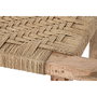 Banquette Home ESPRIT Corde Bois de manguier 127 x 41 x 47 cm