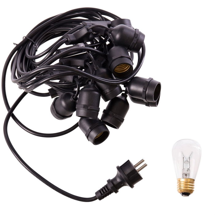 BigBuy Garden Guirlande lumineuse LED Cottage E27 BigBuy Garden Guirlande lumineuse LED Cottage E27