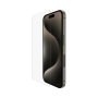 Belkin OVA157HQ Protector Écran ScreenForce UltraGlass2 pour iPhone 16 Pro, Dureté 9H, Antibactérien, Transparent