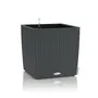 Lechuza Cube Cottage 40 Pot de fleurs - Kit complet - 39 cm * 39 cm * 40 cm - 31 L - Granit - Pour intérieur et extérieur