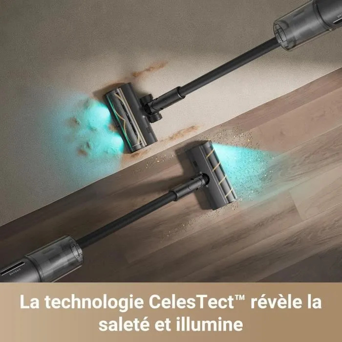 Dreame Z30 - Aspirateur balai sans fil avec puissance d'aspiration de 310 AW, autonomie de 90 minutes et filtre HEPA pour une efficacité optimale