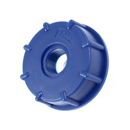 Aqua Control Bouchon pour bidon ou réservoir 60mm filetage femelle 1/2" - Bleu