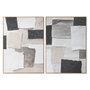 Home ESPRIT Cadre Bois Toile Abstrait