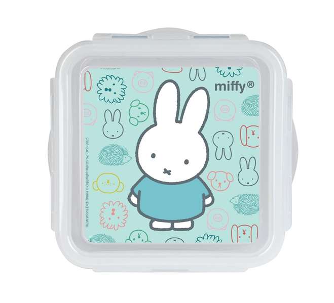 Safta Boîte-repas isotherme Miffy "Friends" 13 x 7.5 x 13 cm - À partir de 3 ans