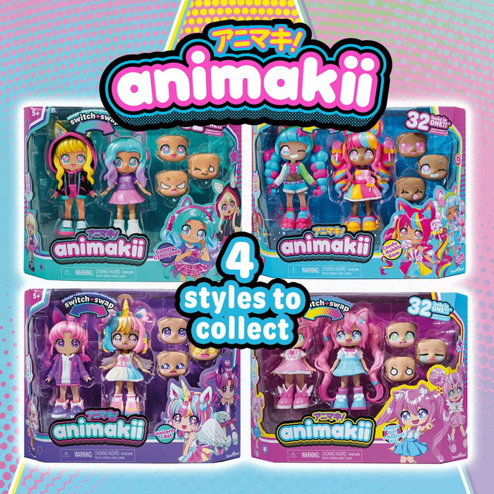 Bandai Animakii Poupée Personnalisable CyberPunk et Gameuse