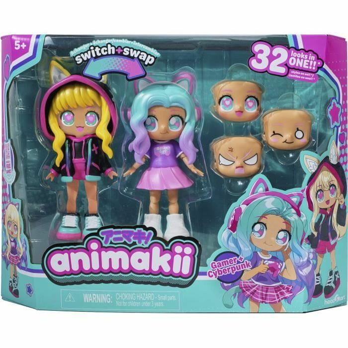 Bandai Animakii Poupée Personnalisable CyberPunk et Gameuse