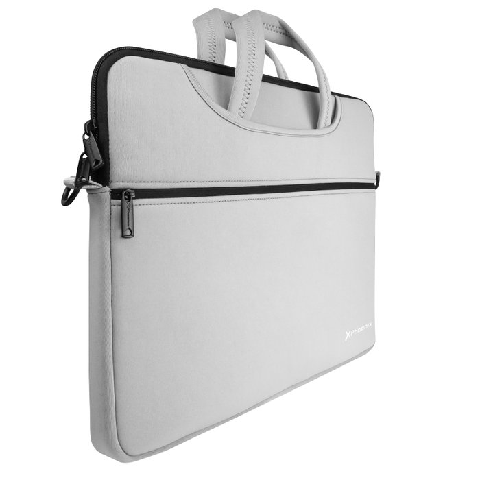 Phoenix Technologies PHBASICSH14 Housse Malette Neopreno pour Portable 14" Gris - Protection Antichoc et Imperméable