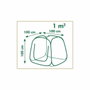 Nature Serre de jardin Pop-Up 100x100x100 cm - PE transparent
