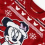 Cerdá - Sweater à points motifs de Noël Minnie - Taille 6 ans - Rouge