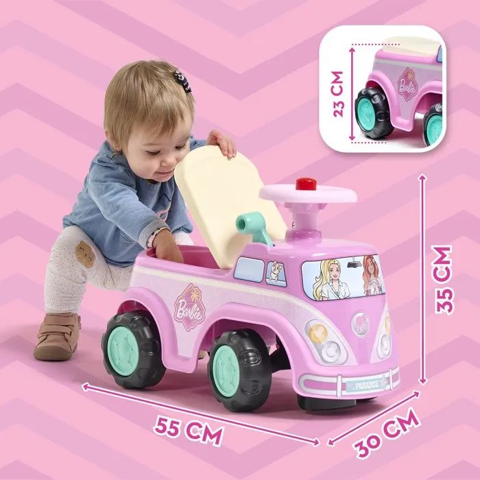 Falk Porteur Van rétro Barbie Falk Porteur Van rétro Barbie