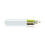 Tuyau tubulaire H 05 VV-F 3x1,5mm blanc