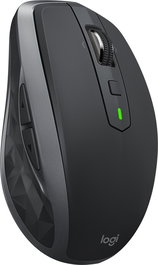 Logitech MX Anywhere 2S Souris Sans Fil Graphite - Compacte, Bluetooth, Darkfield 4000 dpi, Logitech Flow, 70 Jours Autonomie