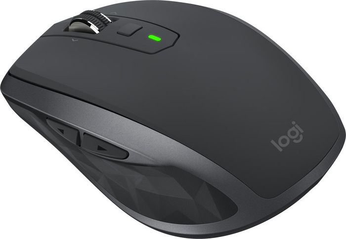 Logitech MX Anywhere 2S Souris Sans Fil Graphite - Compacte, Bluetooth, Darkfield 4000 dpi, Logitech Flow, 70 Jours Autonomie
