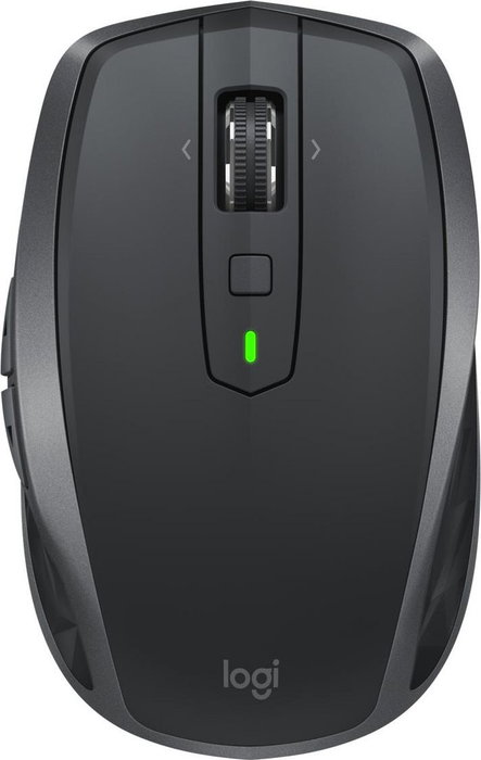 Logitech MX Anywhere 2S Souris Sans Fil Graphite - Compacte, Bluetooth, Darkfield 4000 dpi, Logitech Flow, 70 Jours Autonomie
