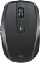 Logitech MX Anywhere 2S Souris Sans Fil Graphite - Compacte, Bluetooth, Darkfield 4000 dpi, Logitech Flow, 70 Jours Autonomie