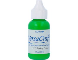 Tsukineko Encre textile VERSACRAFT vert printemps 30 ml