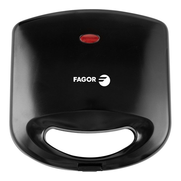 Fagor Fastcrisp Sandwichera 750 W avec plaque grill continue, contrôle température, rangement vertical