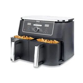 Ninja AF400EU Foodi Max Dual Zone - Friteuse Air Fryer sans huile - Capacité 9,5L - 2 zones indépendantes - 6 programmes (2470W)