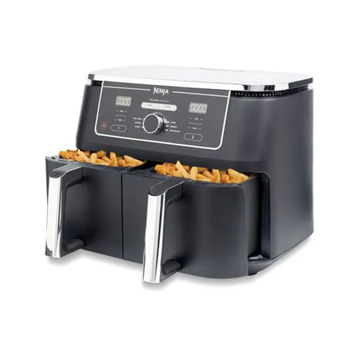 Ninja AF400EU Foodi Max Dual Zone - Friteuse Air Fryer sans huile - Capacité 9,5L - 2 zones indépendantes - 6 programmes (2470W) Ninja AF400EU Foodi Max Dual Zone - Friteuse Air Fryer sans huile - Capacité 9,5L - 2 zones indépendantes - 6 programmes (2470W)