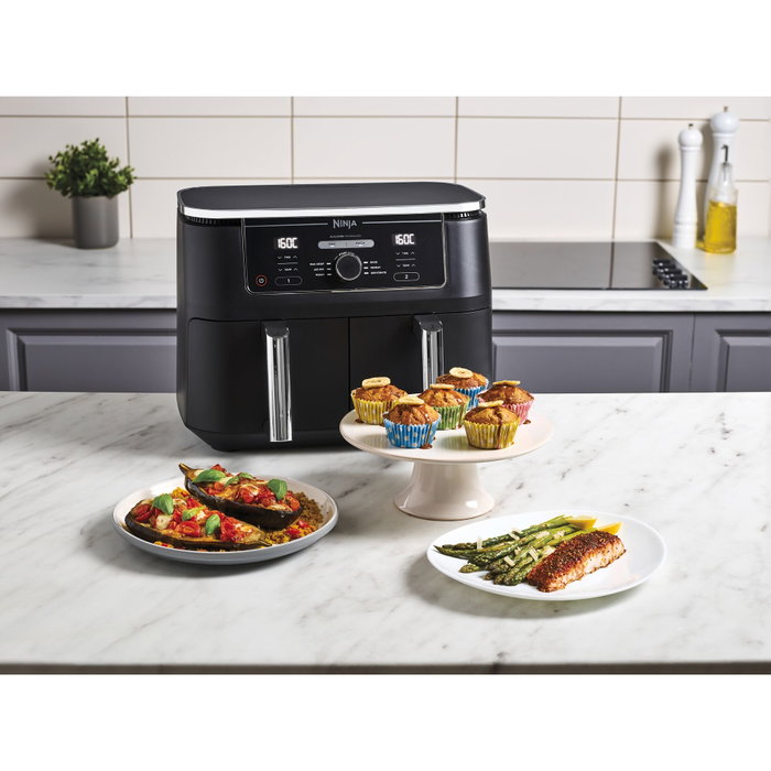 Ninja Foodi Max Dual Zone AF400EU - Friteuse sans huile 9,5L Ninja Foodi Max Dual Zone AF400EU - Friteuse sans huile 9,5L