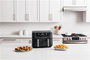Ninja AF400EU Friteuse à air 6 en 1 avec compartiment double Max Crisp, 9.5 L - Asseur, rôtisseur, four, réchauffage, déshydrateur