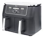 Ninja AF400EU Friteuse à air 6 en 1 avec compartiment double Max Crisp, 9.5 L - Asseur, rôtisseur, four, réchauffage, déshydrateur