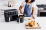 Ninja AF400EU Friteuse à air 6 en 1 avec compartiment double Max Crisp, 9.5 L - Asseur, rôtisseur, four, réchauffage, déshydrateur