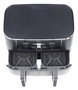 Ninja AF400EU Friteuse à air 6 en 1 avec compartiment double Max Crisp, 9.5 L - Asseur, rôtisseur, four, réchauffage, déshydrateur