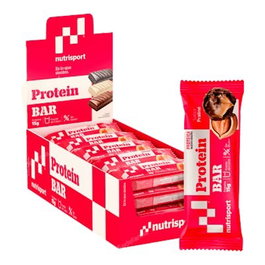 NUTRISPORT Barres protéiques noisette-praliné