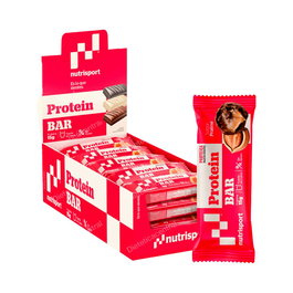Nutrisport Barre Protéinée Noisette-Praliné 24 unités