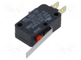 Aratas (Formerly Omron Components) Microcommutateur SNAP ACTION SPDT avec levier V-162-1C26