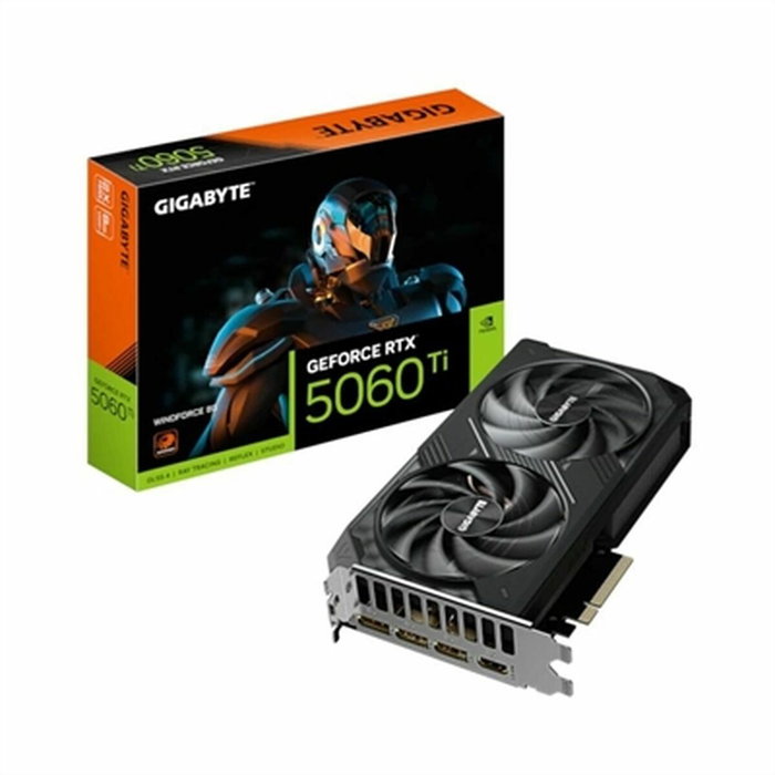 Carte Graphique Gigabyte 9VN506TW8-00-G10 geforce rtx 5060 ti 8 GB GDDR6 GDDR7 Carte Graphique Gigabyte 9VN506TW8-00-G10 geforce rtx 5060 ti 8 GB GDDR6 GDDR7