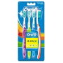 Oral-B SHINY CLEAN brosse à dents, poils moyens, pack de 4 unités