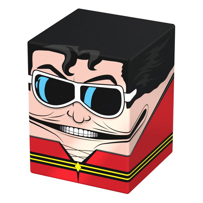 Ultimate guard Boîte Squaroes DC Justice League – Coffret de rangement pour cartes, jusqu’à 100 cartes, 98,5 x 76 x 75 mm