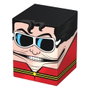 Ultimate guard Boîte Squaroes DC Justice League – Coffret de rangement pour cartes, jusqu’à 100 cartes, 98,5 x 76 x 75 mm