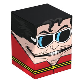 Ultimate guard Boîte Squaroes DC Justice League – Coffret de rangement pour cartes, jusqu’à 100 cartes, 98,5 x 76 x 75 mm