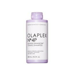 Olaplex N°4P BLONDE ENHANCER Shampoing Tonifiant pour Cheveux Blonds, Décolorés et Gris - 250 ml