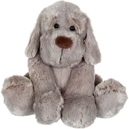 Gipsy Toys Flatoutou Peluche Chien Gris 50 cm - Peluche Douce et Réconfortante