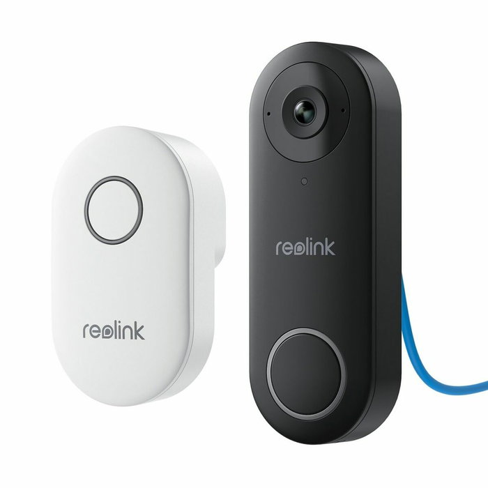 Reolink VDB2K01WD Interphone Vidéo Intelligent Noir Reolink VDB2K01WD Interphone Vidéo Intelligent Noir